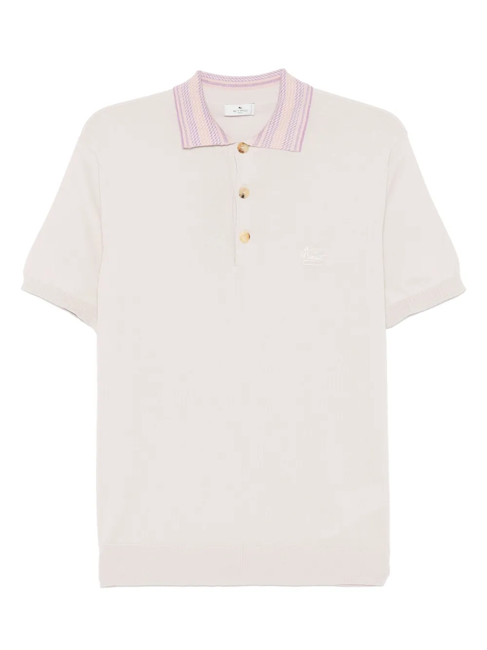 ETRO Poloshirt met borduurwerk Beige