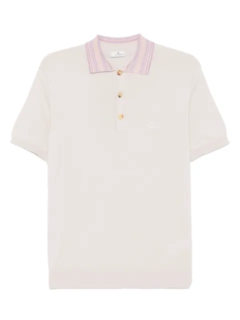 ETRO Pegaso-embroidered polo shirt