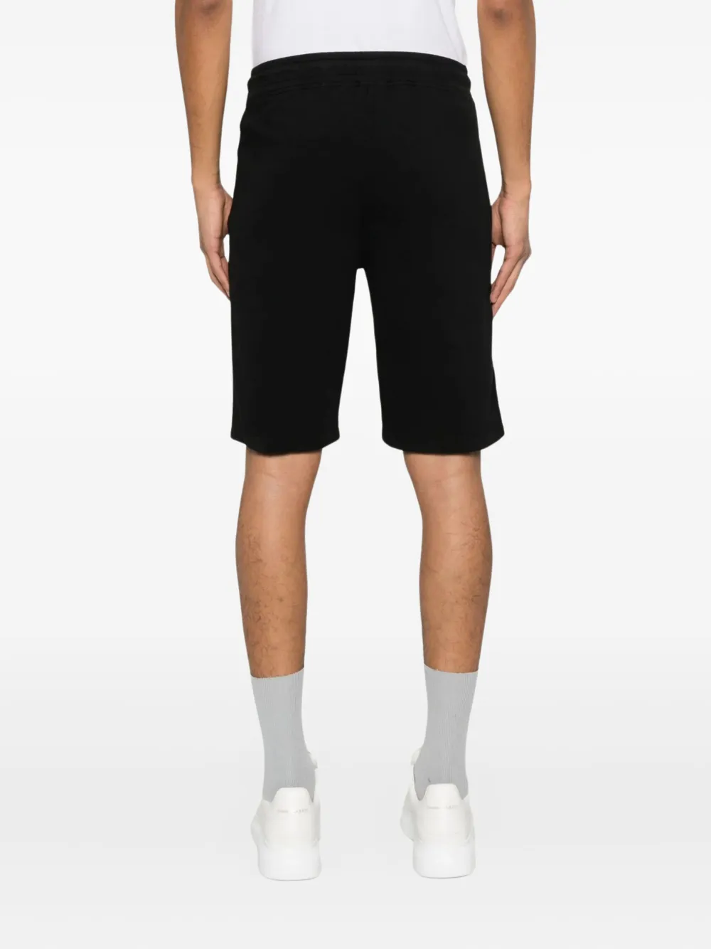 C.P. Company Katoenen fleece shorts Blauw