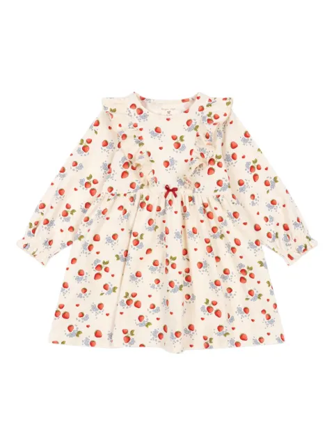 Konges Sløjd strawberry-print dress