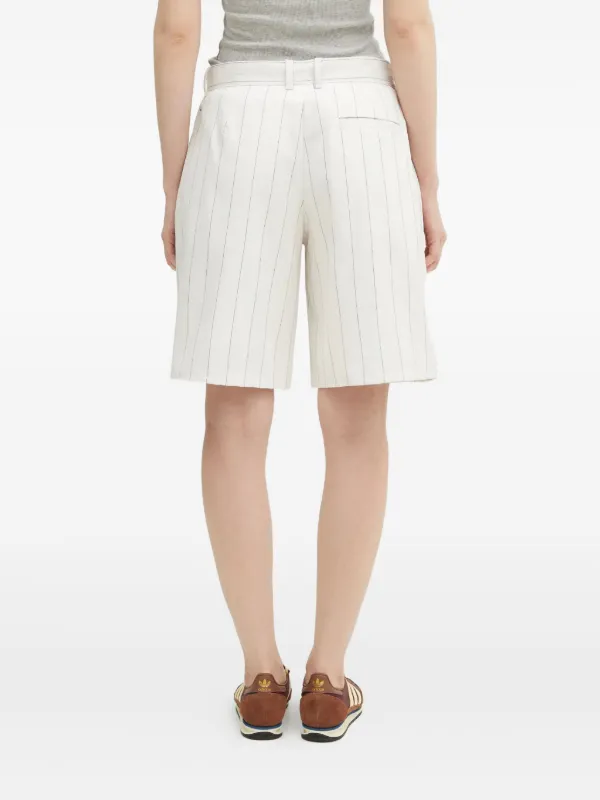 OFF-WHITE ストライプショートパンツ Adidas ストライプ ショートパンツ | ホワイト | FARFETCH JP