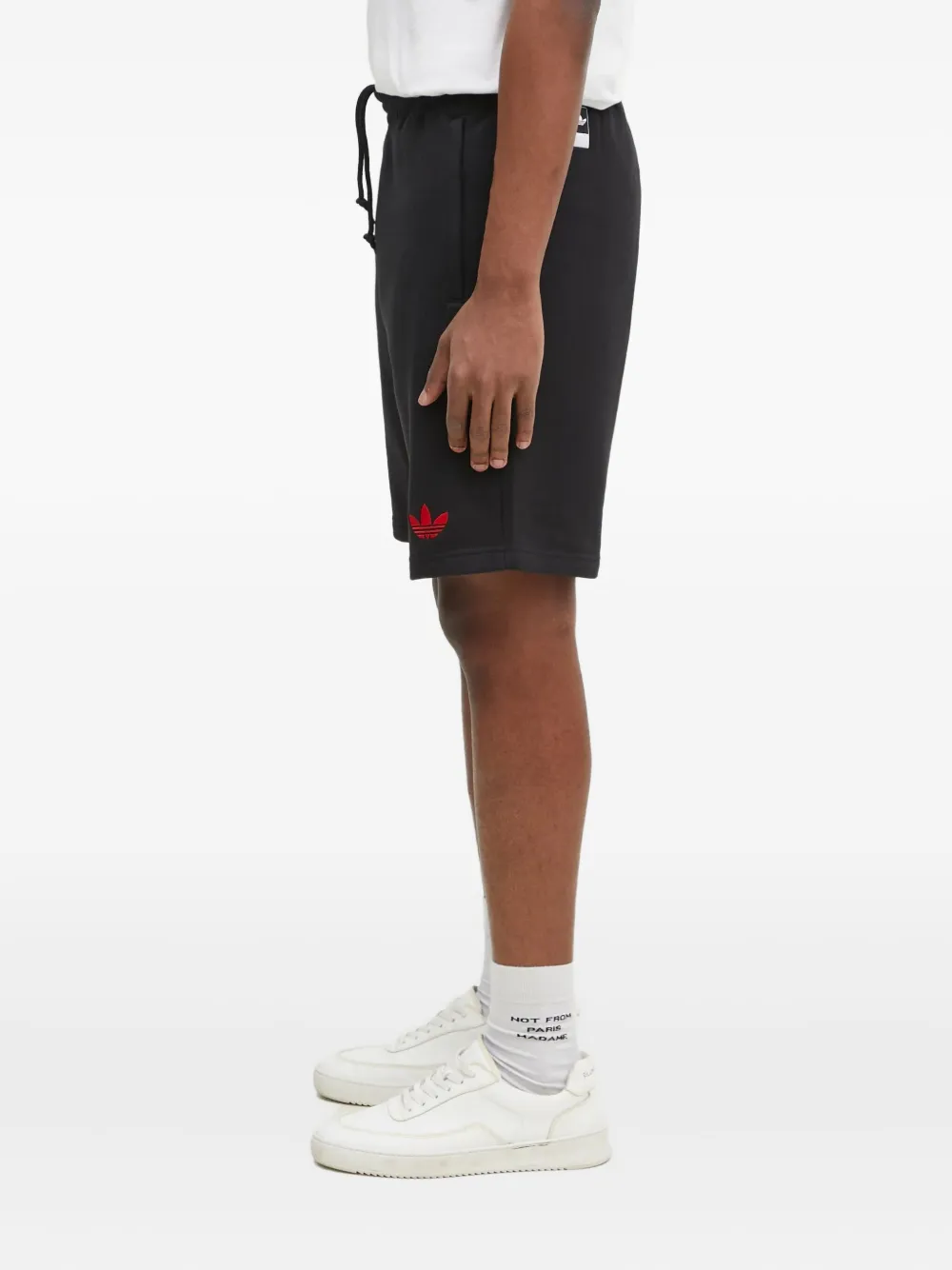 adidas x Bayern München shorts met geborduurd logo Zwart