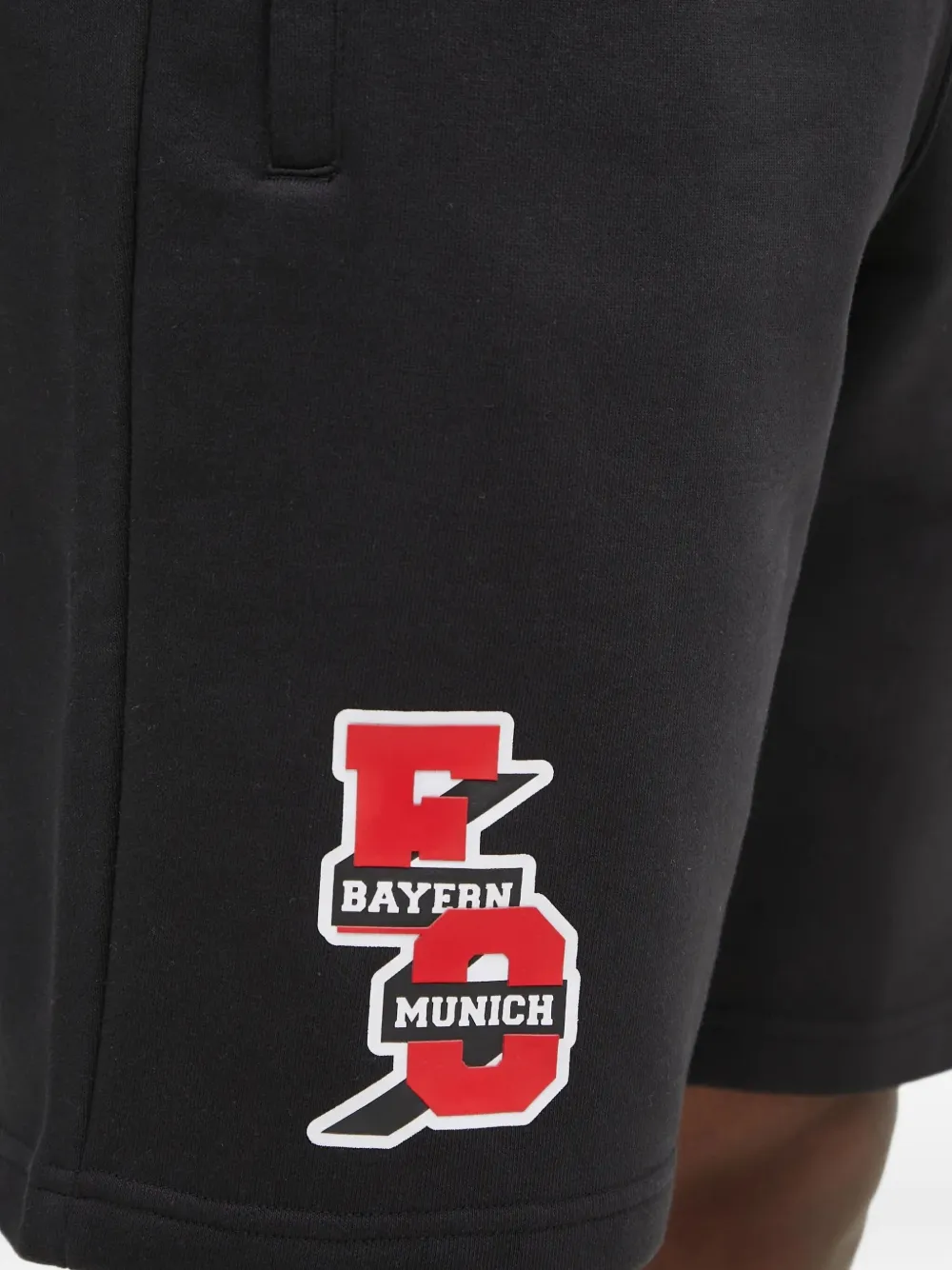 adidas x Bayern München shorts met geborduurd logo Zwart
