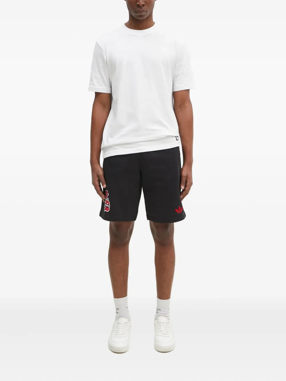 adidas x Bayern Munich logo-embroidered shorts | Track & Running Shorts | Image 2