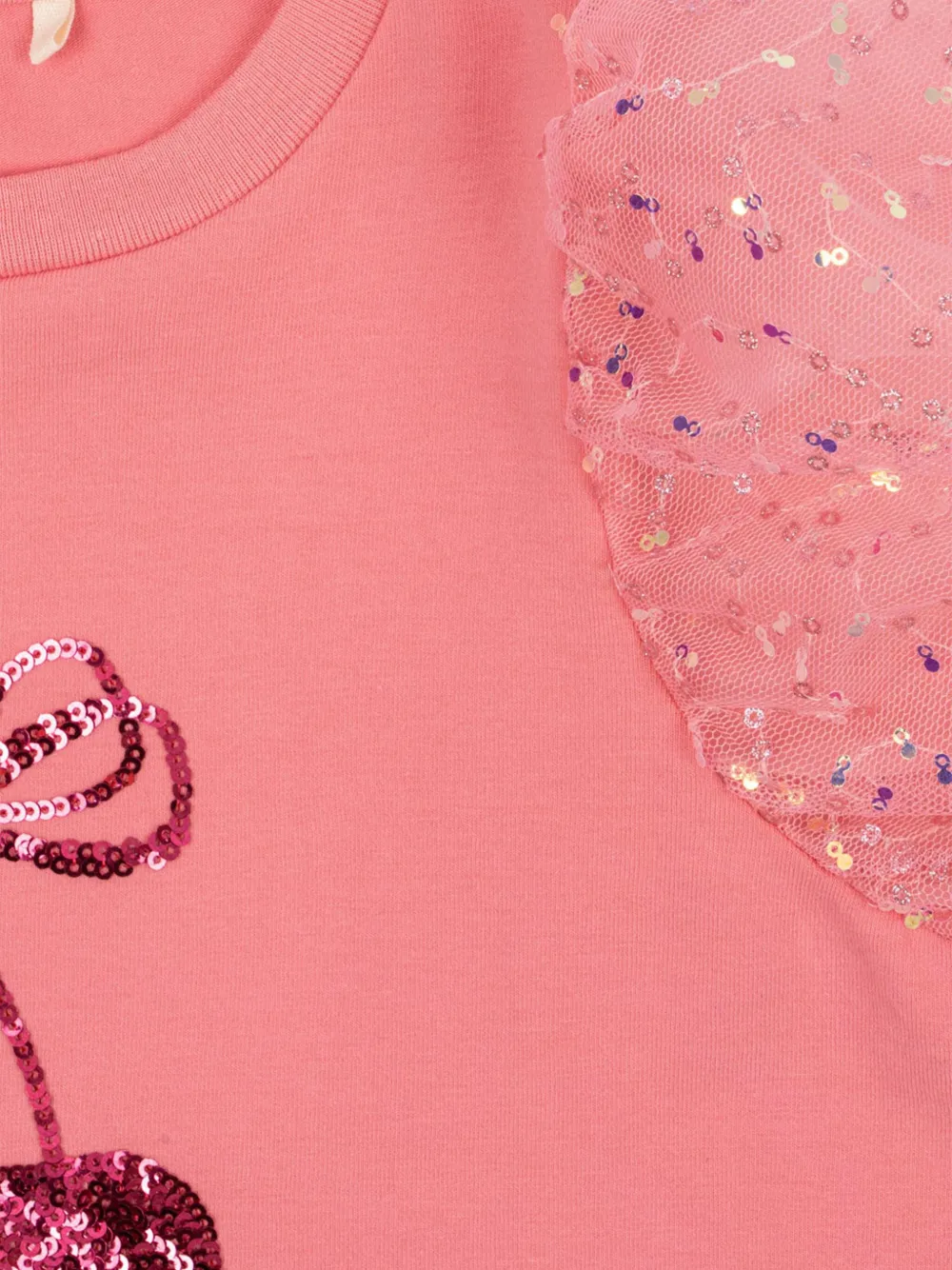 Konges Sløjd T-shirt met pailletten Roze