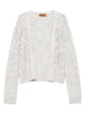 Missoni sequin-embellished cardigan - Neutrals
