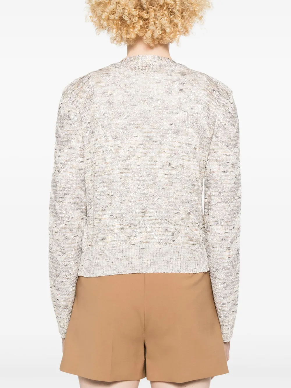 Missoni Vest met pailletten Beige
