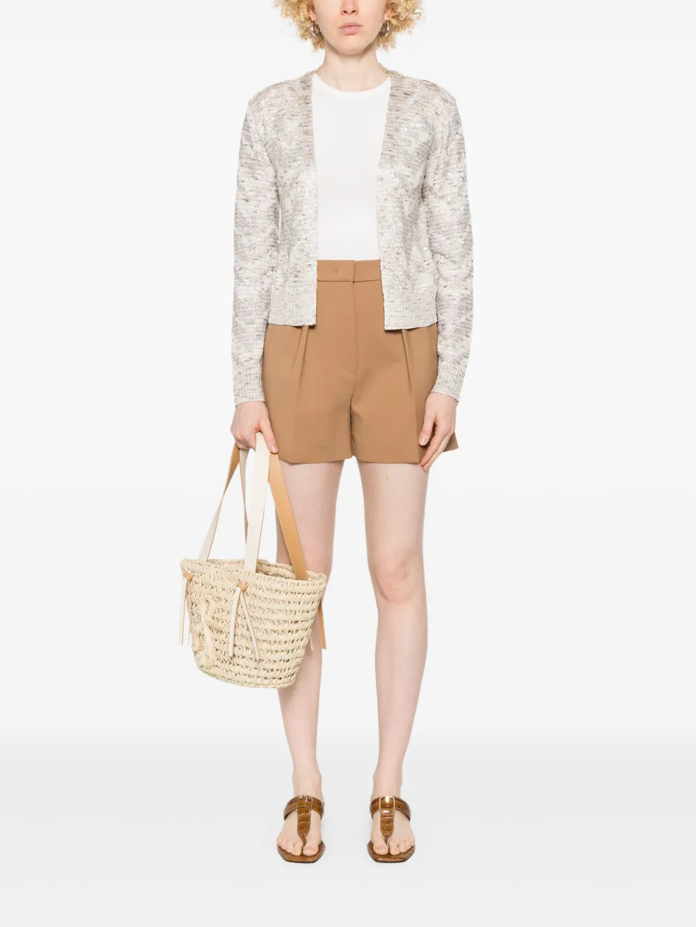 Missoni Vest met pailletten Beige