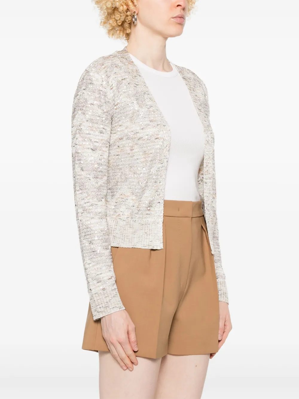 Missoni Vest met pailletten Beige