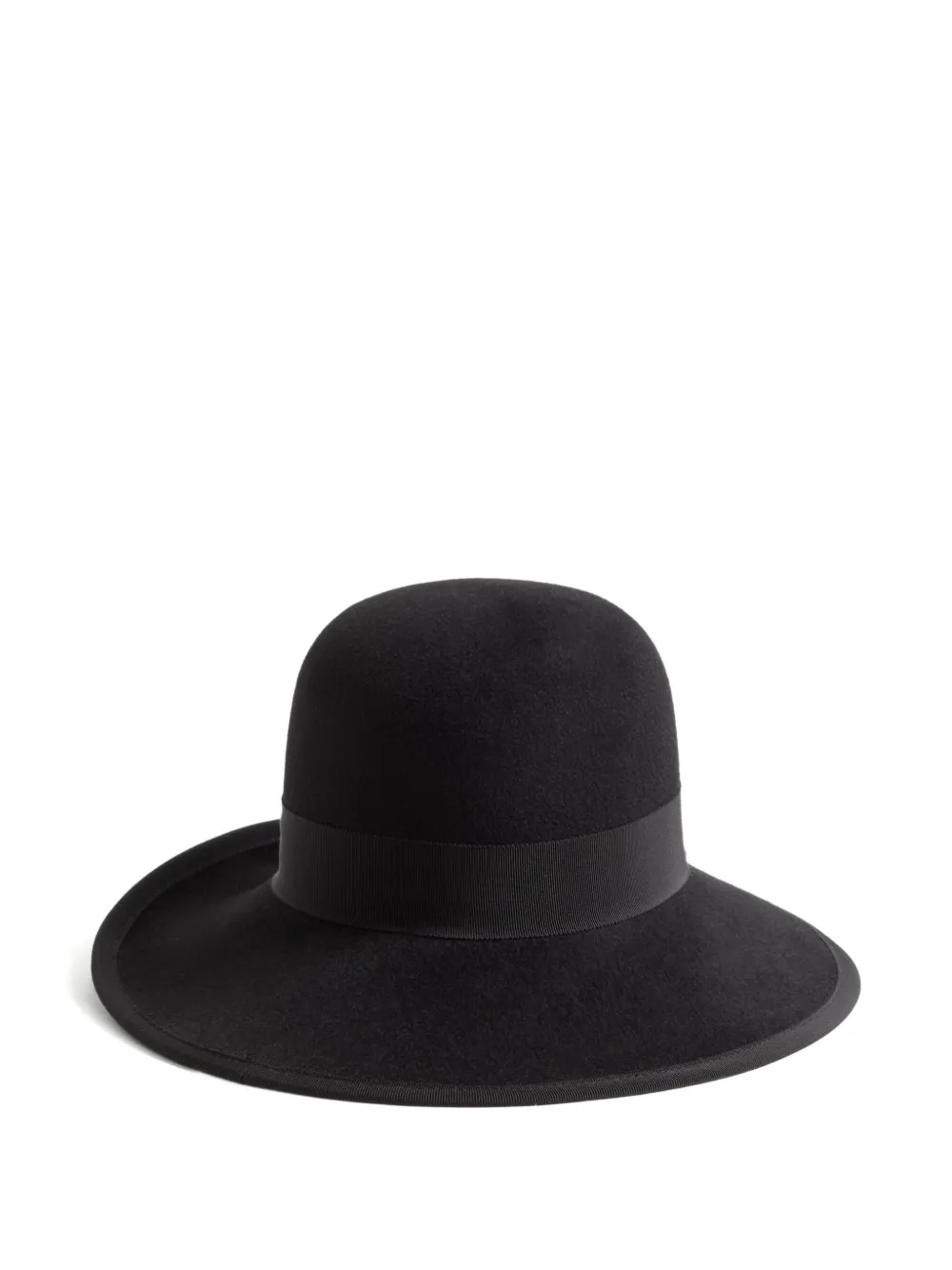 Valentino Garavani wide-brimmed felt hat Zwart