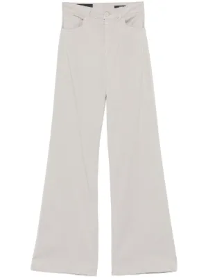 パンツ DONDUP Woman Pants White DP066BGS0096DPTD 397 Women's Pants | Dondup