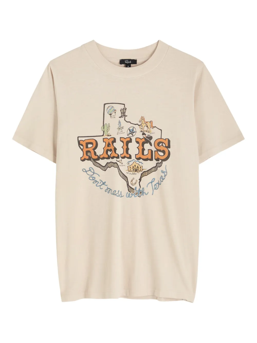 Rails Graphic Boyfriend T-shirt In Neutral
