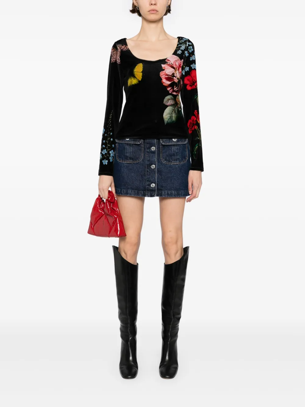 alice + olivia Top Zwart