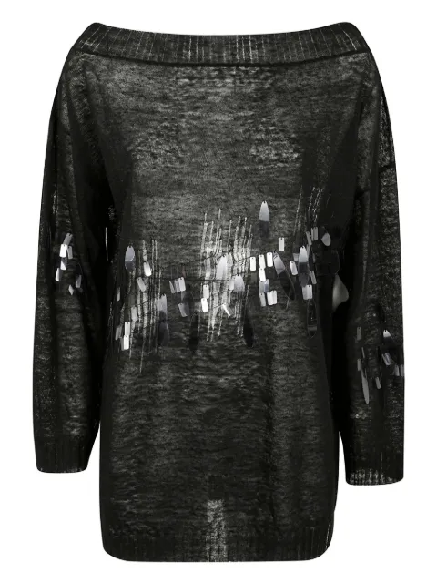Aviù sequin-embellished sweater