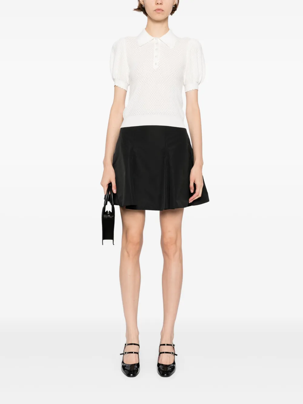 Alice + olivia Ramona poloshirt - Beige