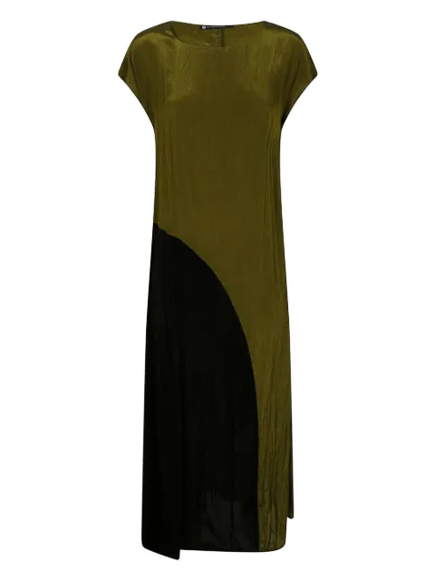 PierAntonioGaspari vestido largo con diseño color block