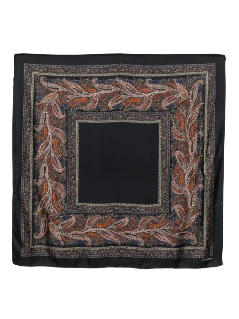 Saint Laurent Geometric Paisley Schal