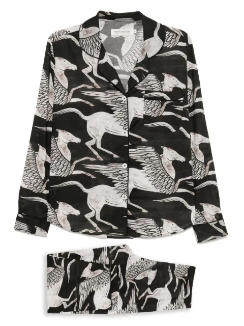 Desmond & Dempsey Pegasus pyjama set