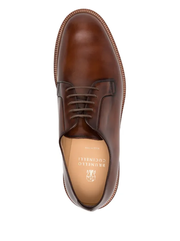 Brunello Cucinelli ダービーシューズ | ブラウン | FARFETCH JP