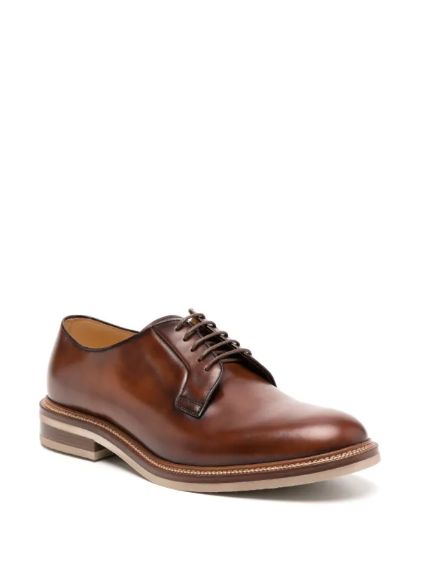 Brunello Cucinelli ダービーシューズ | ブラウン | FARFETCH JP