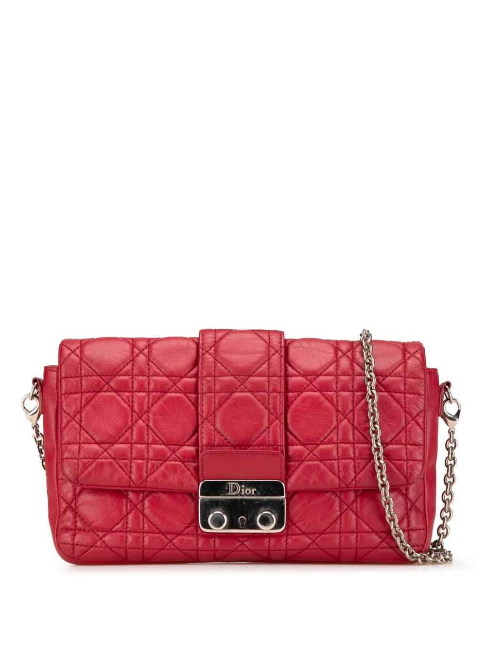 Christian Dior Pre-Owned 2012 ラムスキン カナージュ ミス ディオール プロムナード ショルダーバッグ - Christian Dior Pre-Owned 2012 ラムスキン カナージュ ミス ディオール プロムナード ショルダーバッグ -