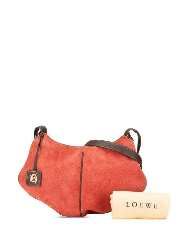 Loewe Pre-Owned 2003 スエード ショルダーバッグ | レッド | FARFETCH JP