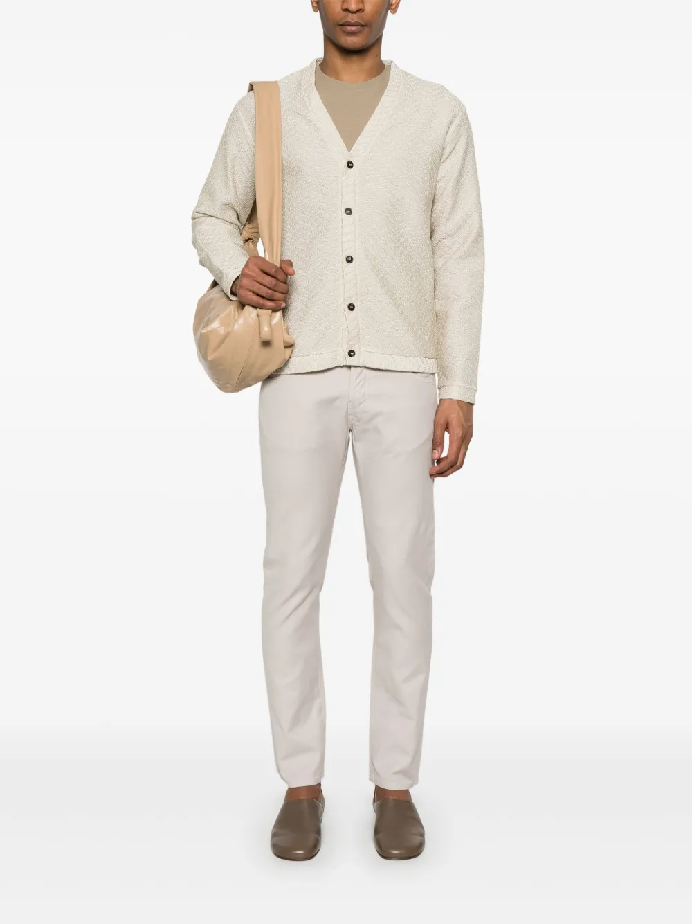 Emporio Armani Katoenen vest Beige
