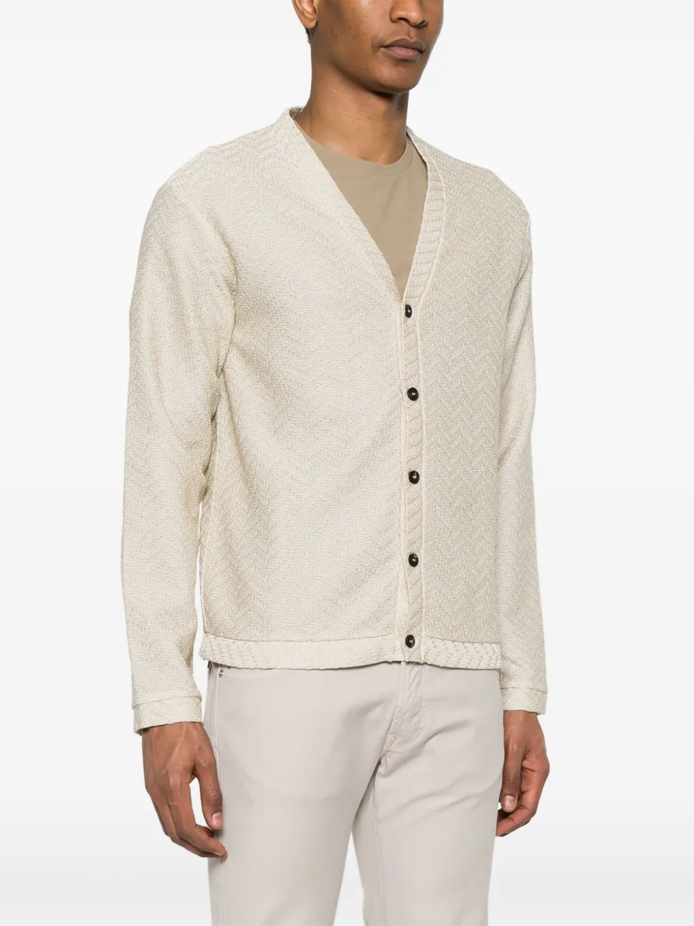 Emporio Armani Katoenen vest Beige