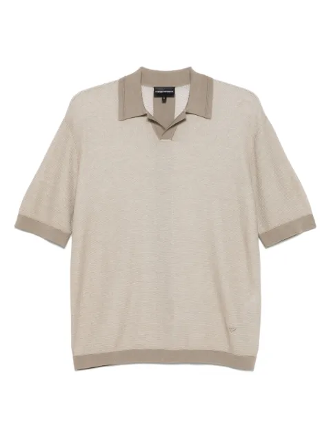 Emporio Armani knitted polo shirt
