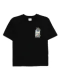 Casablanca printed T-shirt - Black
