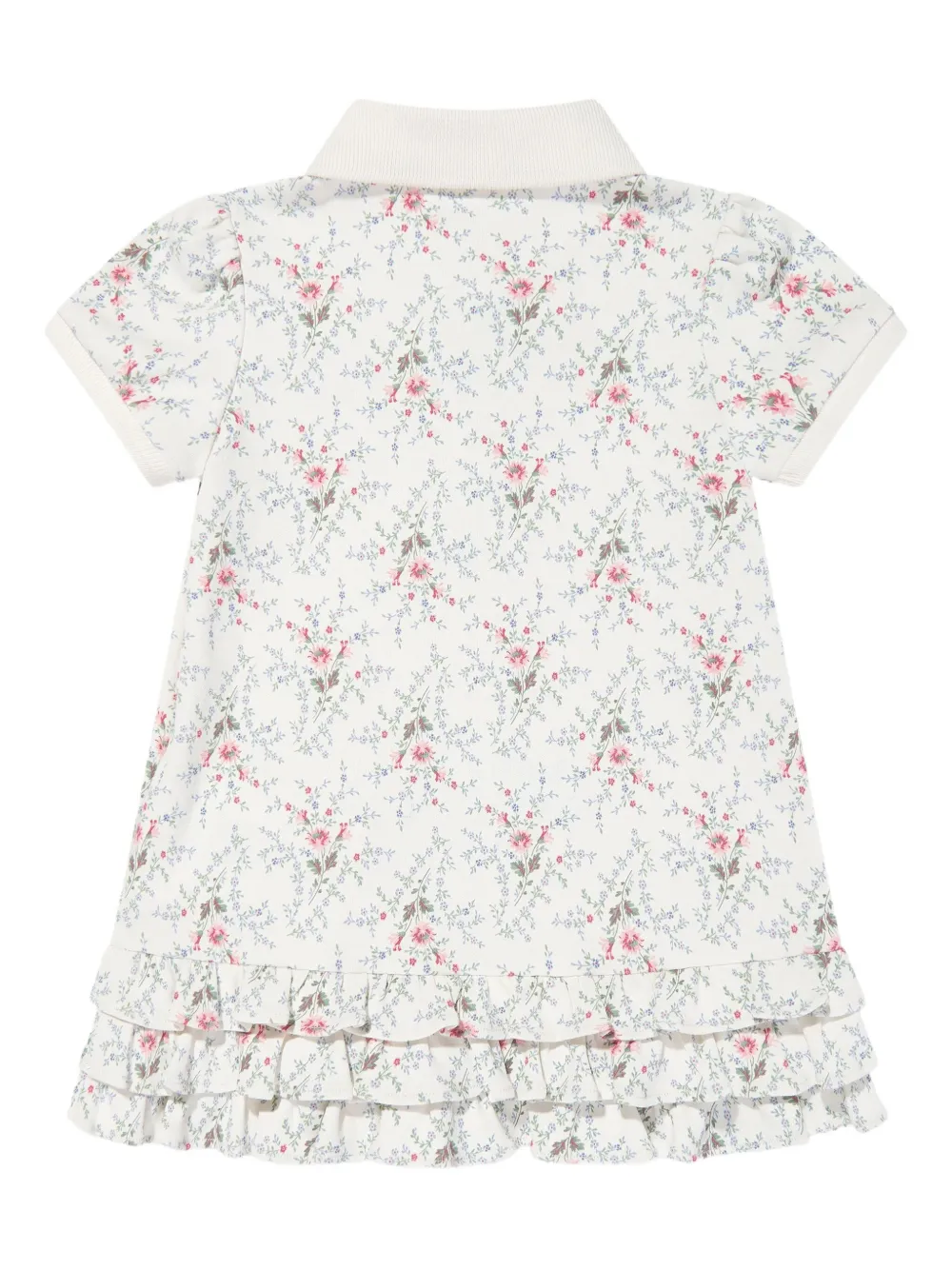 POLO RALPH LAUREN KIDS Polojurk met bloemenprint Wit