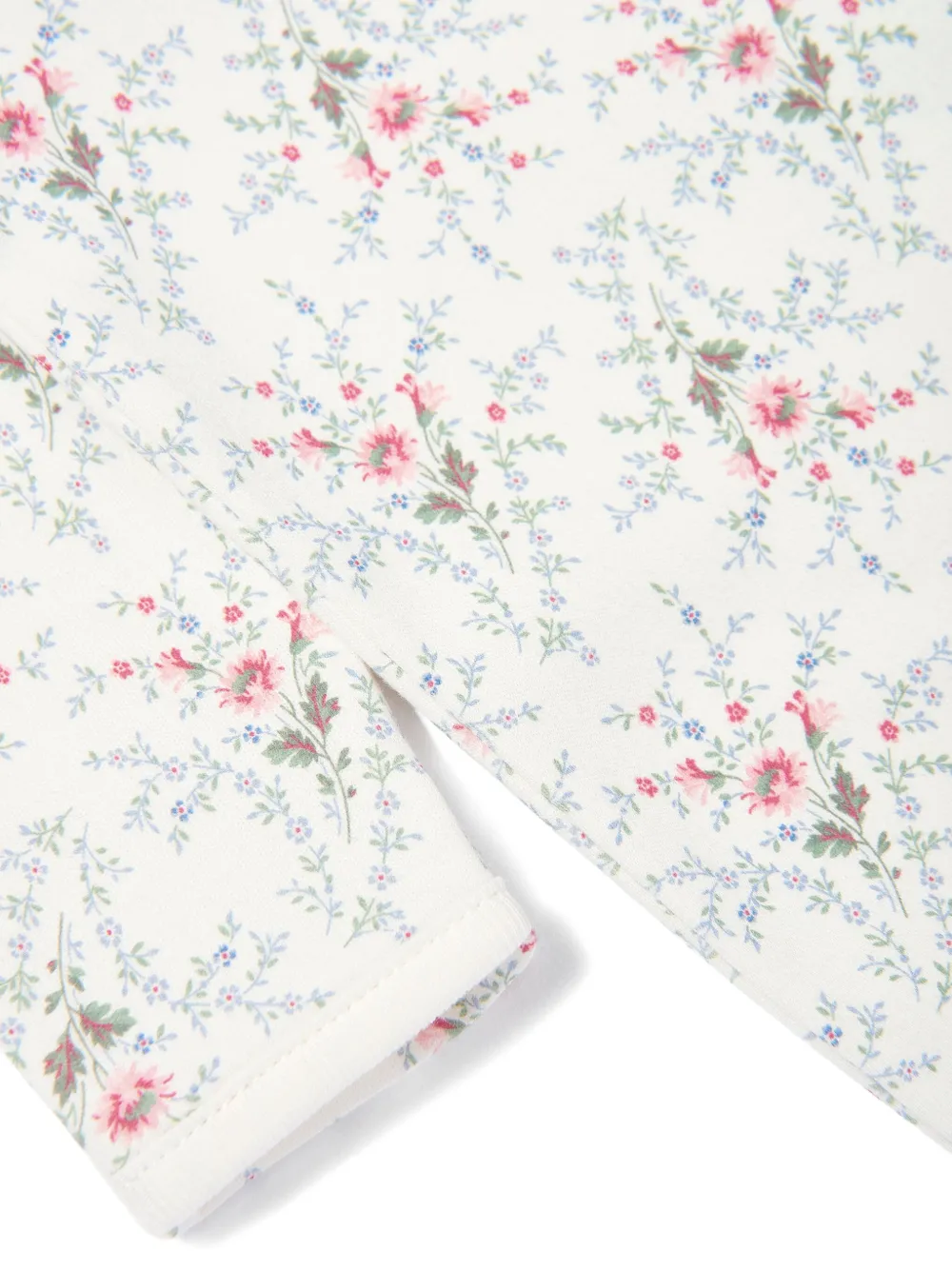 POLO RALPH LAUREN KIDS Romper met bloemenprint Wit