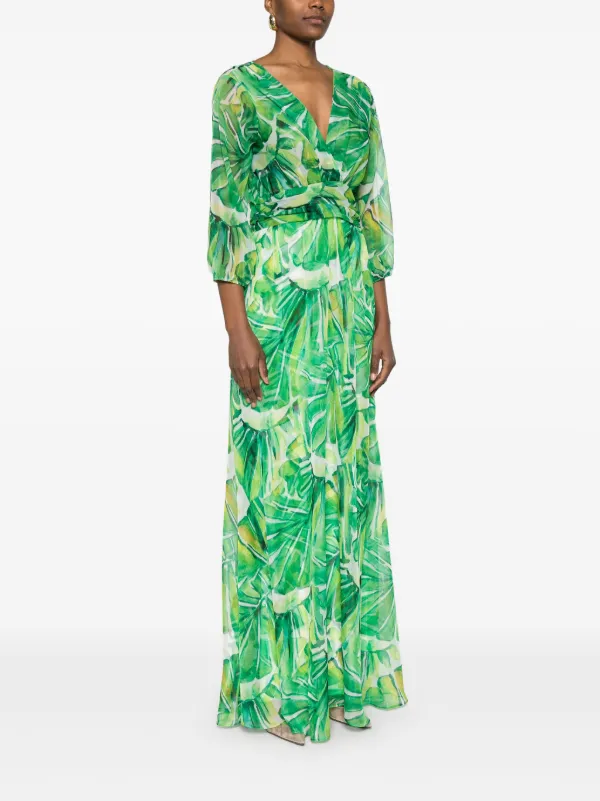 ワンピース CHIARA BONI Toki Chiffon long dress Chiara Boni La Petite Robe Toki Chiffon SPL Print Long ZP Gown