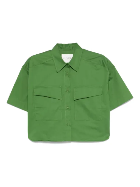 Closed poplin shirt