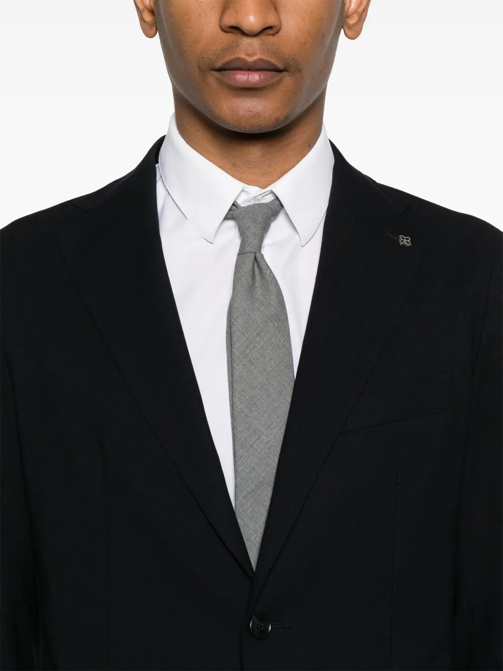 Shop Tagliatore Single-breasted Blazer In 蓝色