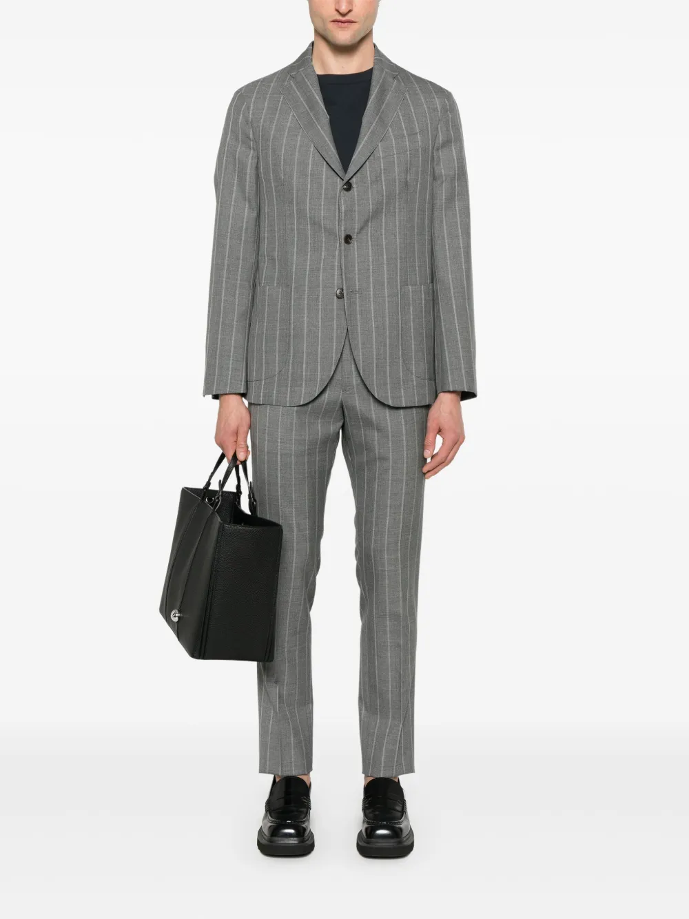 Drumohr pinstriped suit | Single Breasted Suits | Image 2