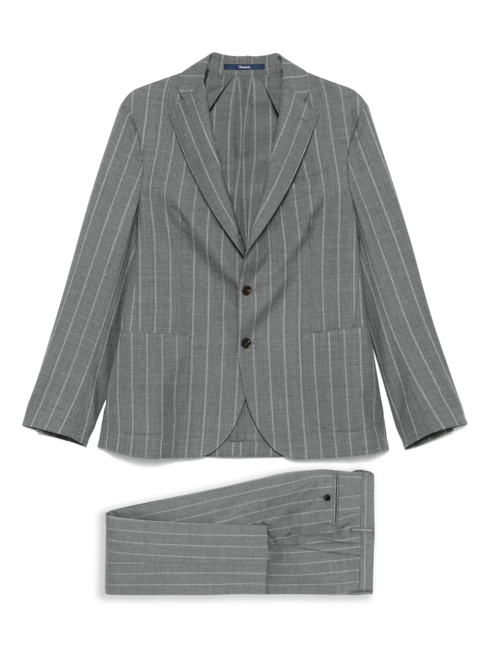 Drumohr pinstriped suit | Grey | Image 1