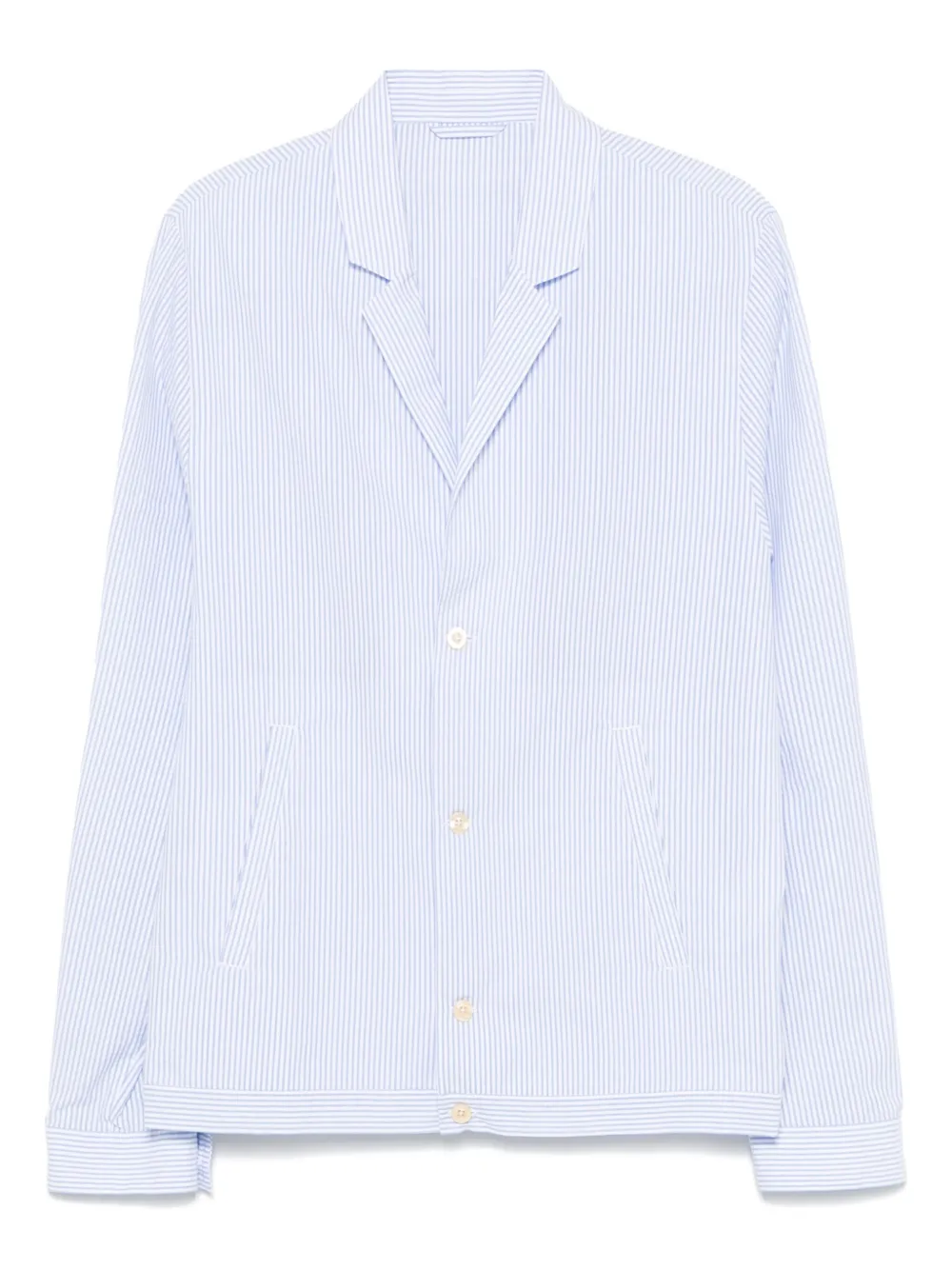 Tintoria Mattei camisa con rayas estampadas | azul | Image 1