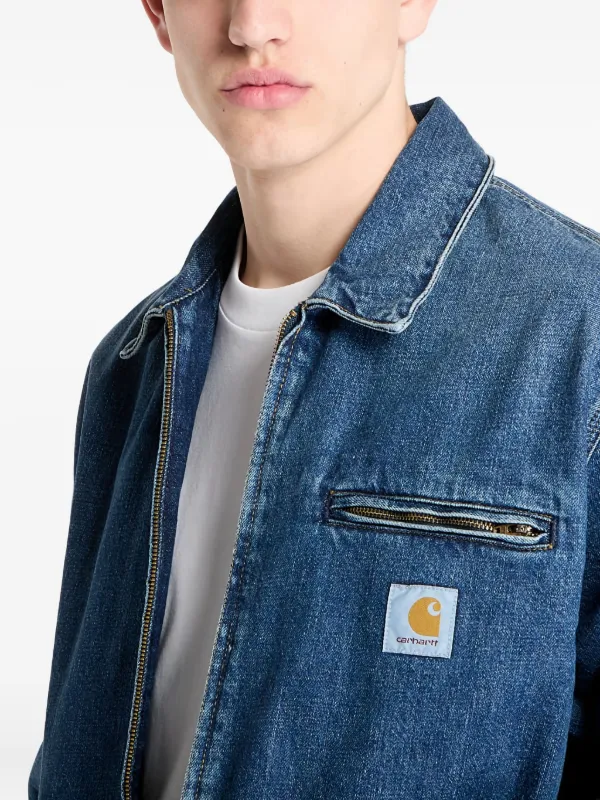 USA製Carhartt Detroit Jacket Blue Detroit Jacket - Bay Blue