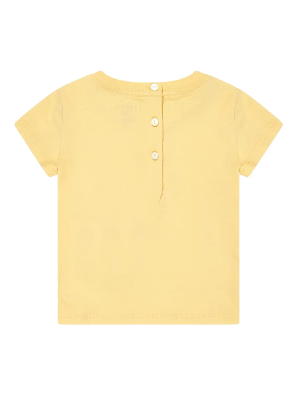 POLO RALPH LAUREN KIDS bear-motif T-shirt Geel