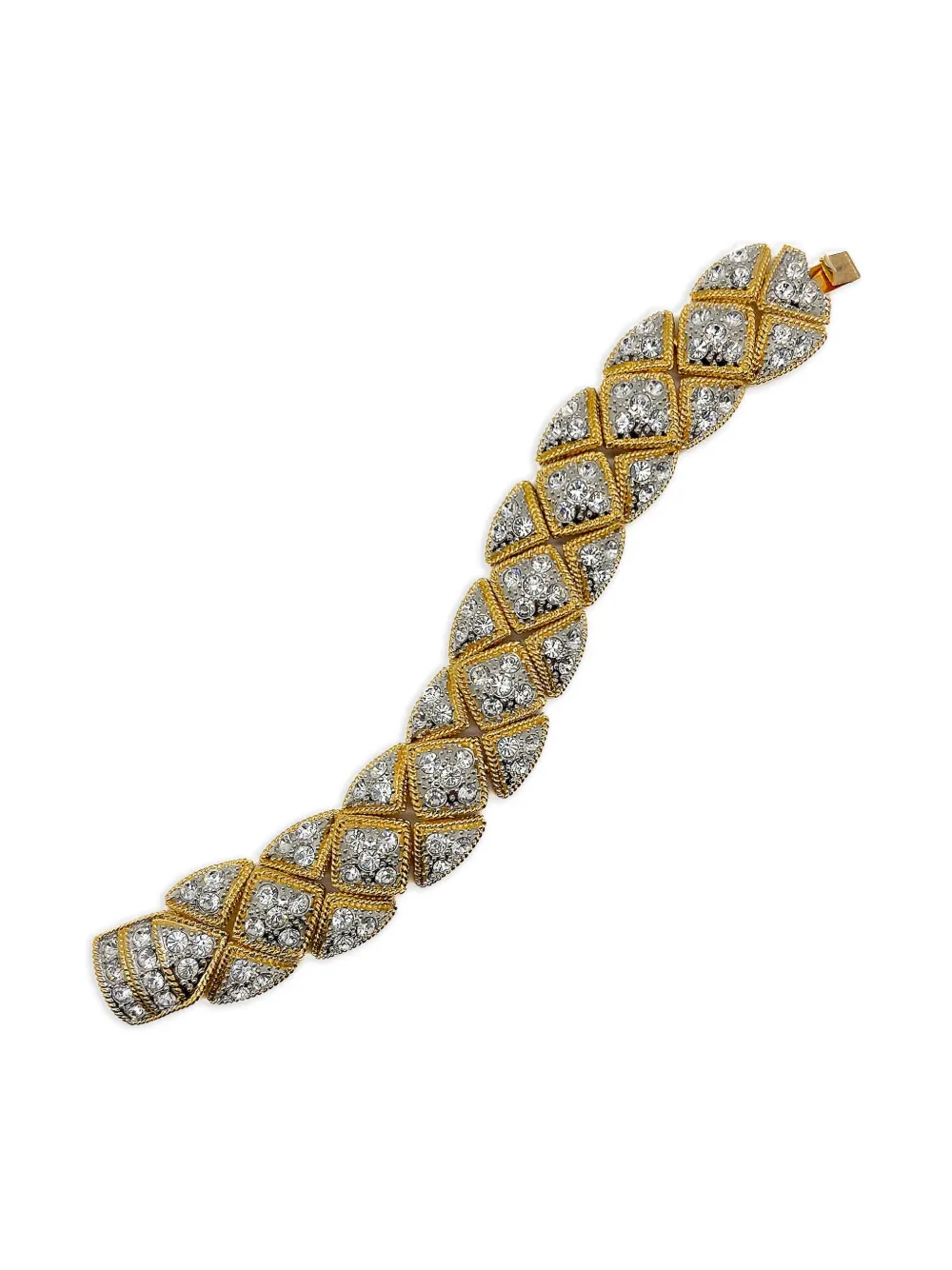 1980s Joan Rivers crystal-embellished bracelet