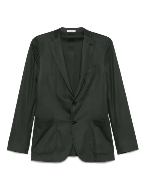 Boglioli piqué-weave blazer
