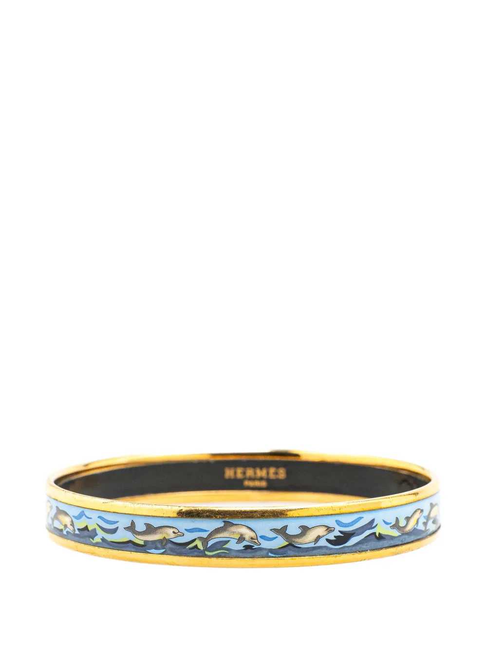Hermès Pre-Owned 20th Century ナロー クロワゾネ エナメル バングル 65 コスチューム ブレスレット - Hermès Pre-Owned 20th Century ナロー クロワゾネ エナメル バングル 65 コスチューム ブレスレット -