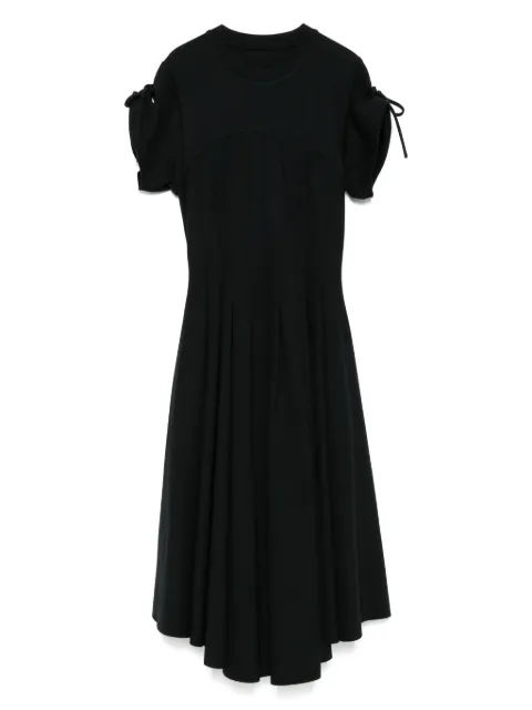 Aganovich pleat-detail midi dress