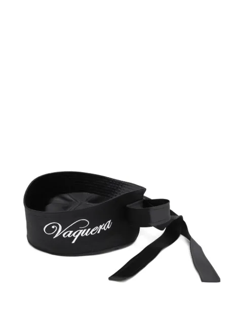 Vaquera logo-embroidered hat 