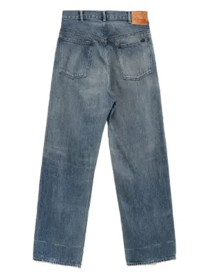 Helmut Lang ペイント ジーンズ | ブルー | FARFETCH JP