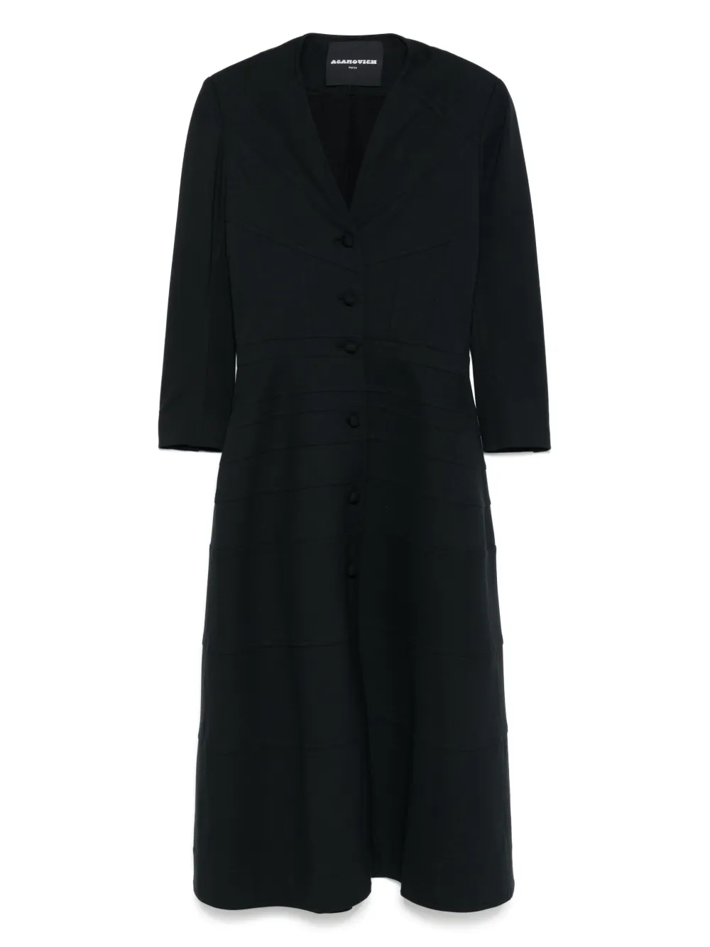 panelled coat