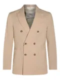 Altea textured double-breasted blazer - Neutrals