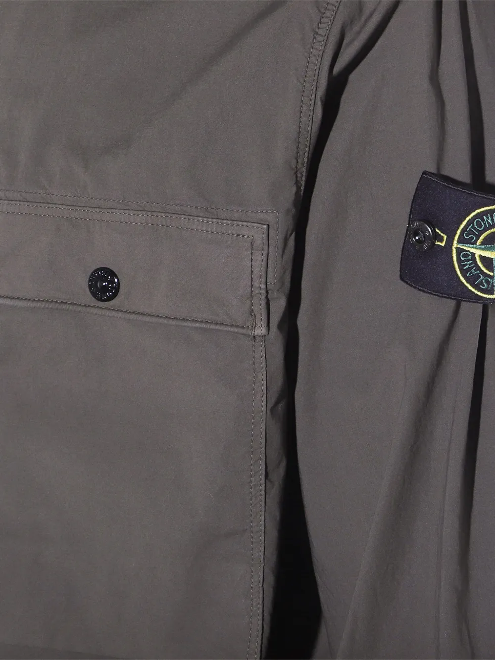 Stone Island Shirtjack met cargo zak Grijs