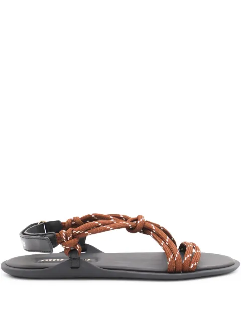 Miu Miu knotted-strap sandals